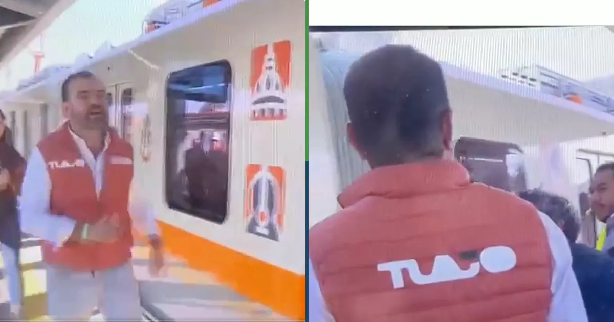 Alcalde iba según él a abrir un tramo de metro y se le terminó yendo el tren