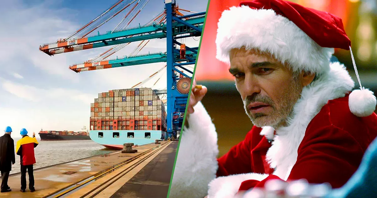 Santa Claus previene problemas con los regalos necesario a la imposición de aranceles