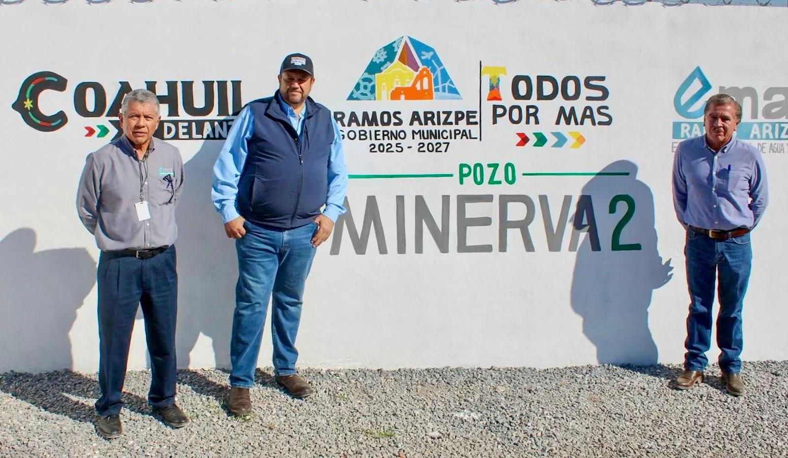 Inicia operaciones pozo Minerva 2 para reforzar el avituallamiento de agua en Ramos Arizpe