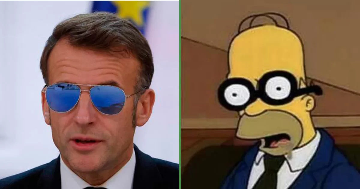 Mandatarios denuncian que Macron usó lentes para dormirse en la reunión de Davos