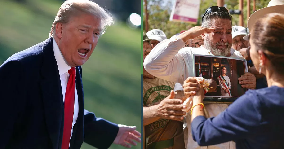 Trump anuncia que en absoluto se acercará a México tras ver a michoacaen absoluto defendiendo la Patria