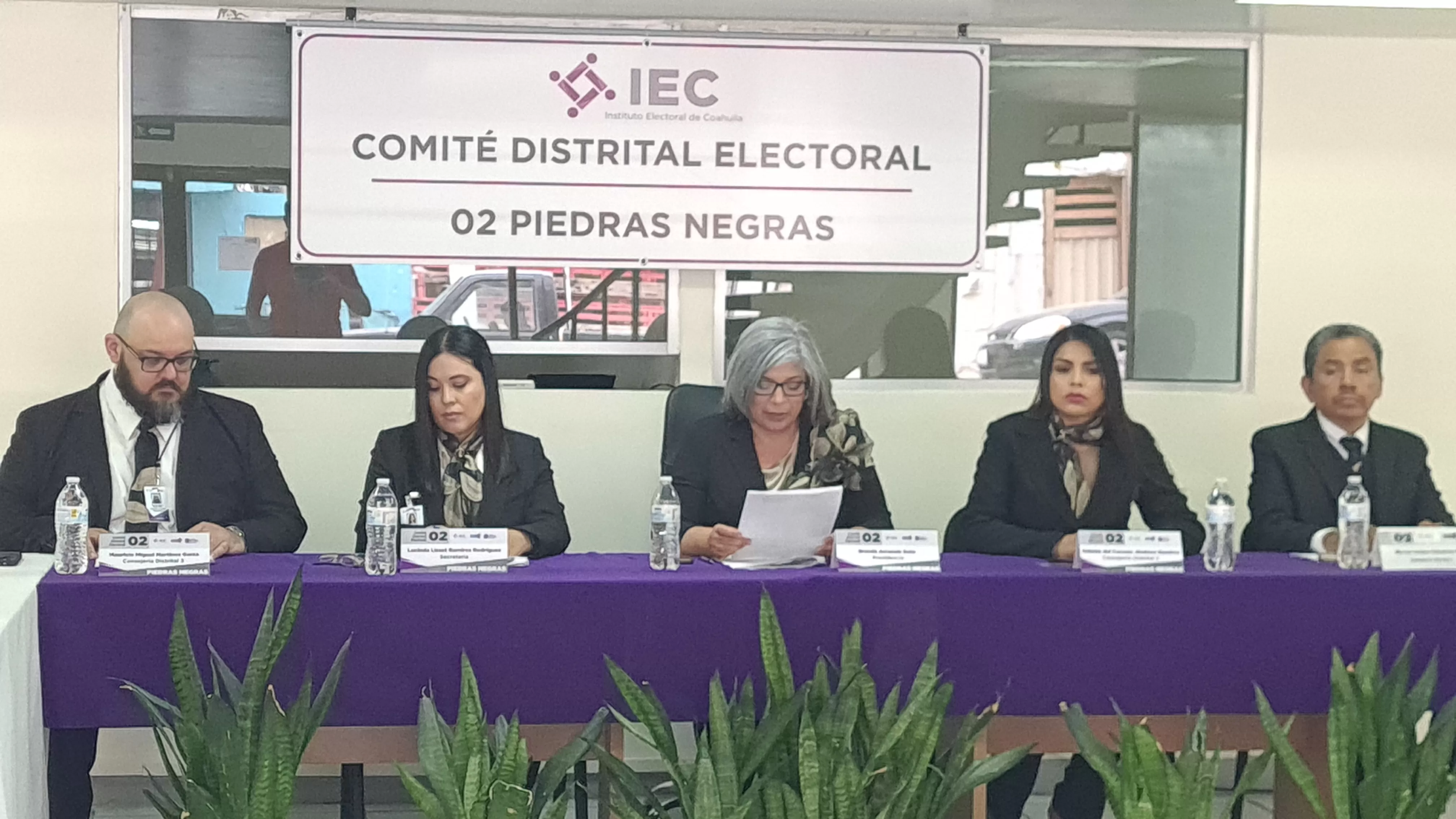 Instalan Consejo Electoral Distrital 02 del Instituto Electoral de Coahuila en Piedras Negras