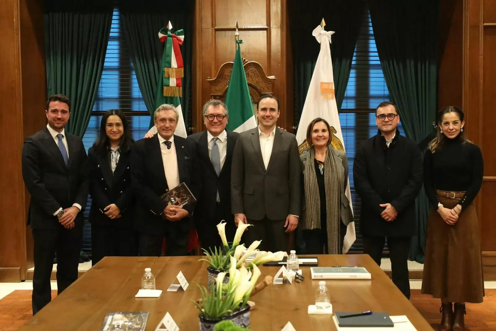 Manolo Jiménez y embajador Alessandro Modiano impulsan la relación Coahuila-Italia