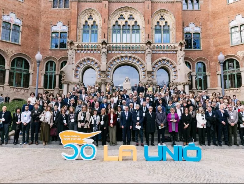 La Unió culmina els seus 50 anys amb un gran acte institucional al Palau de la Música