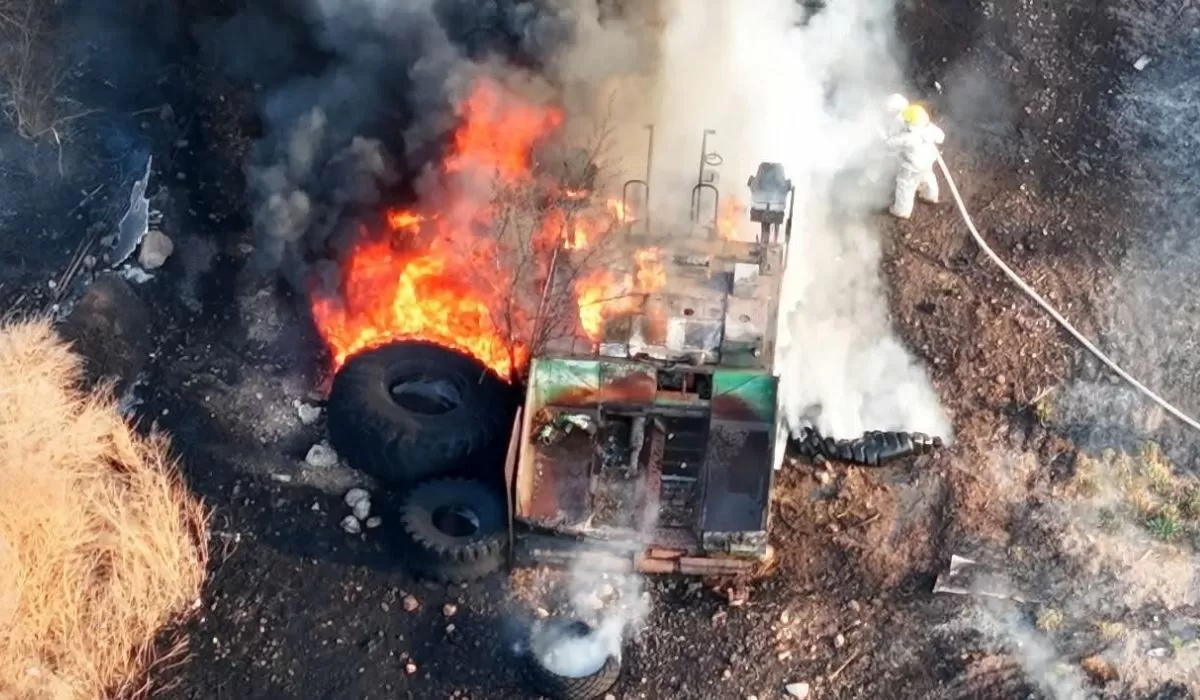 Se registra explosión de pipa en Ramos Arizpe