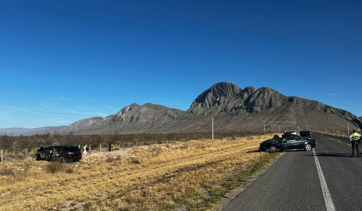Dos muertos y una lesionada dejó fuerte sensación en la carretera Saltillo - Monclova