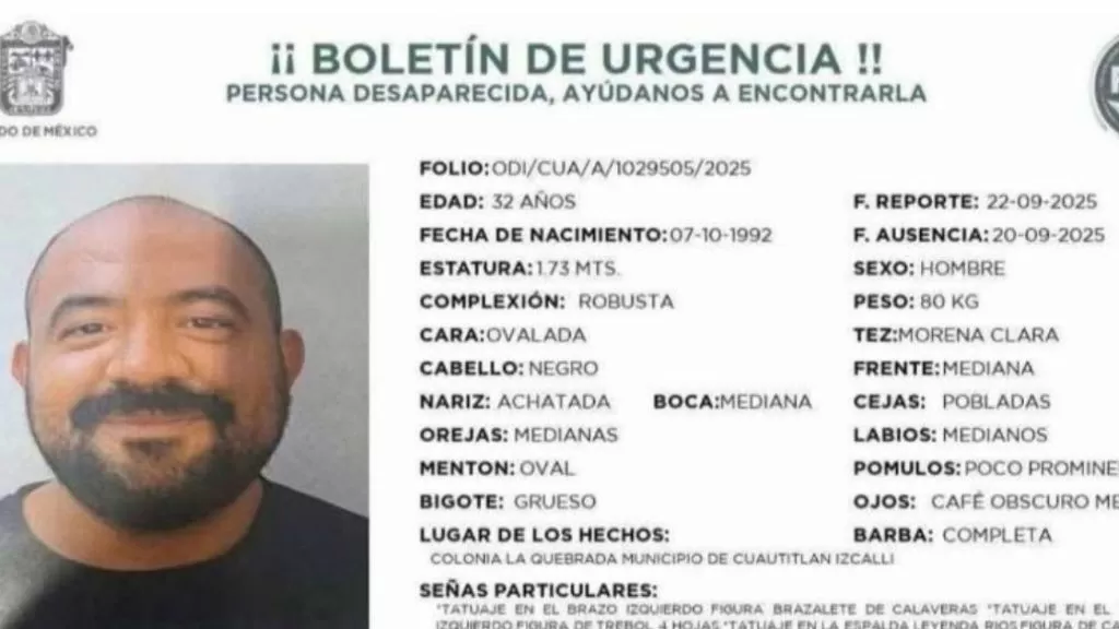 Denuncian aplazamiento en investigaciones sobre la desaparición del abogado Juan José Velázquez en Tlalnepantla