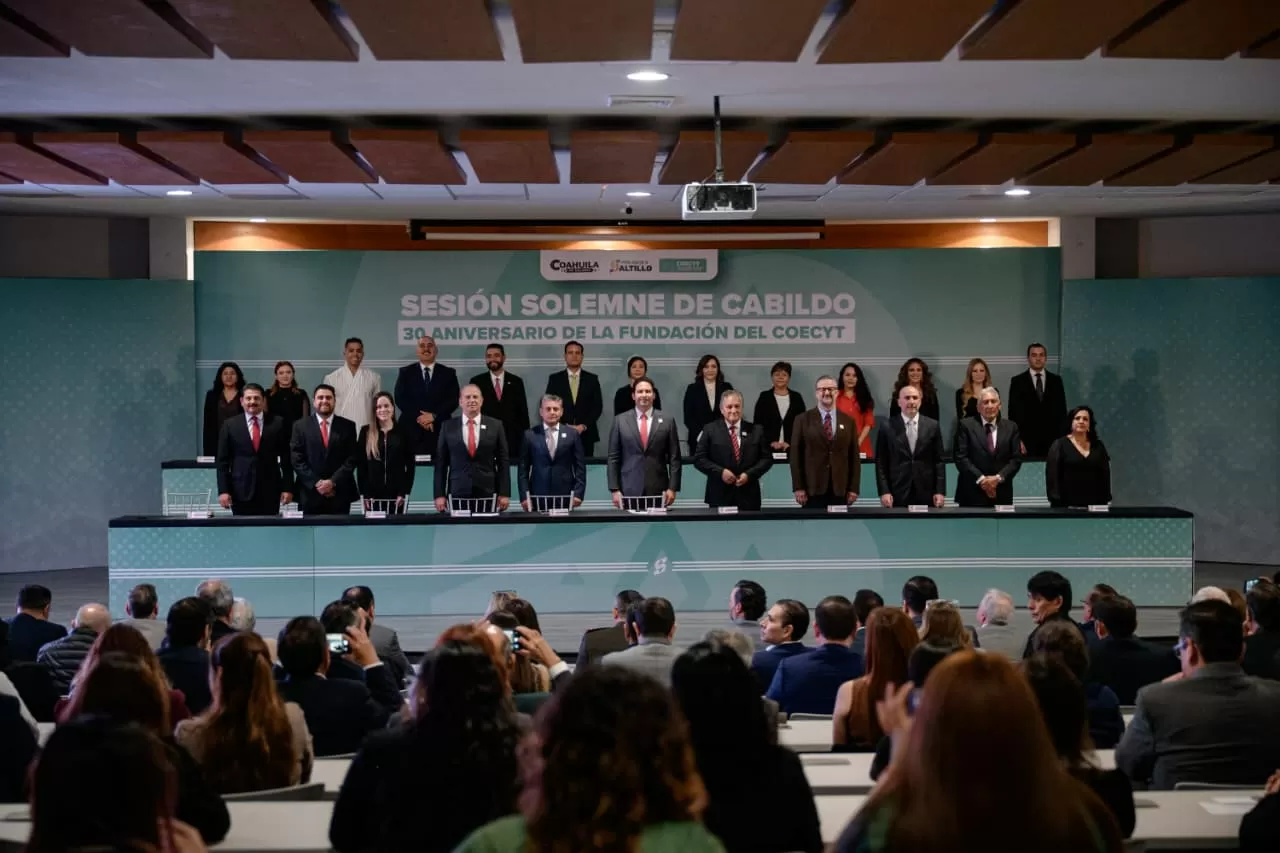 Con Sesión Solemne conmemoraron el 30 aniversario del COECyT en Saltillo