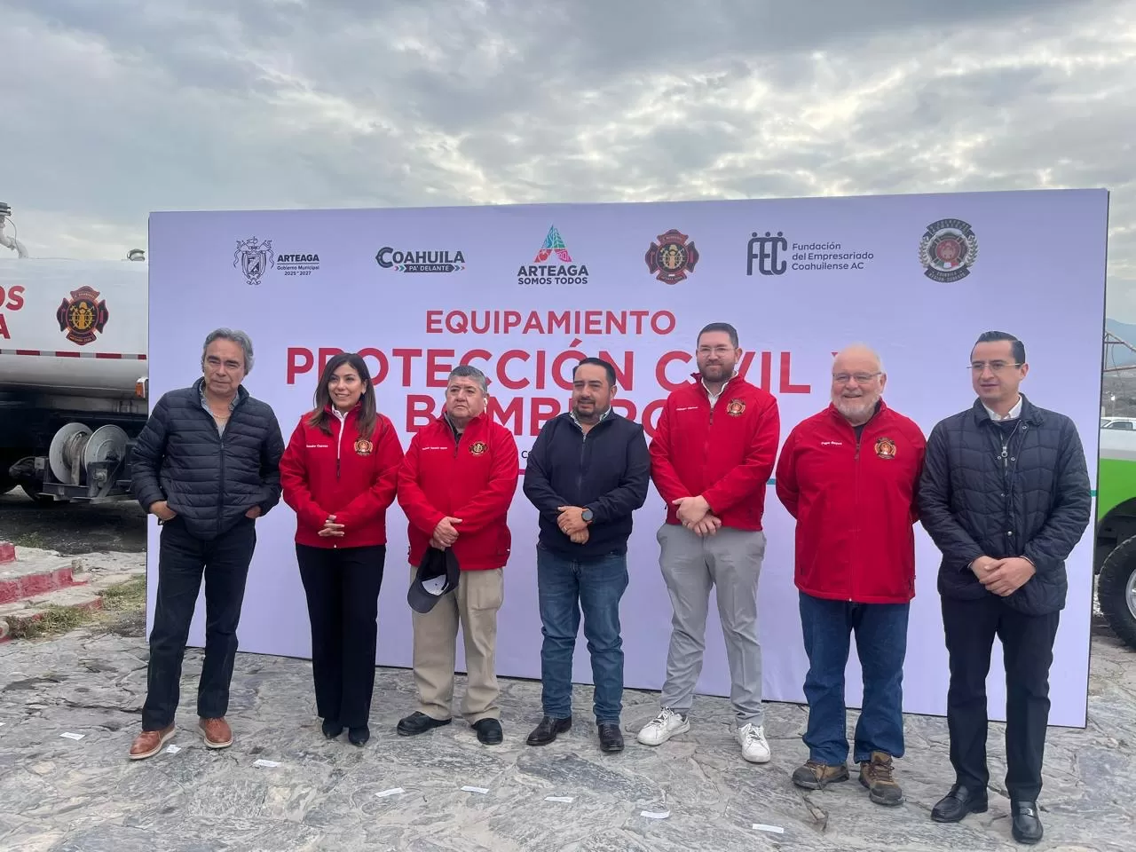 Entregan equipamiento a Estación 7 de Bomberos en Arteaga