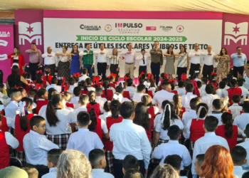 Gobernador de Coahuila encabeza inicio de ciclo escolar 2024-2025, desde Piedras Negras