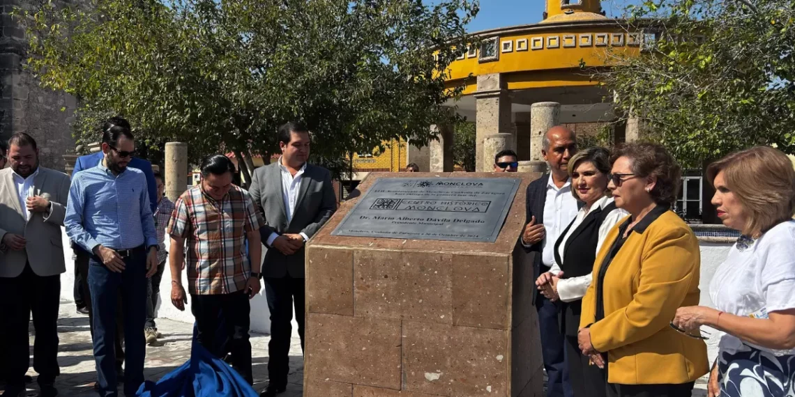 Alcalde entrega la primera etapa del Centro Histórico restaurado en Monclova