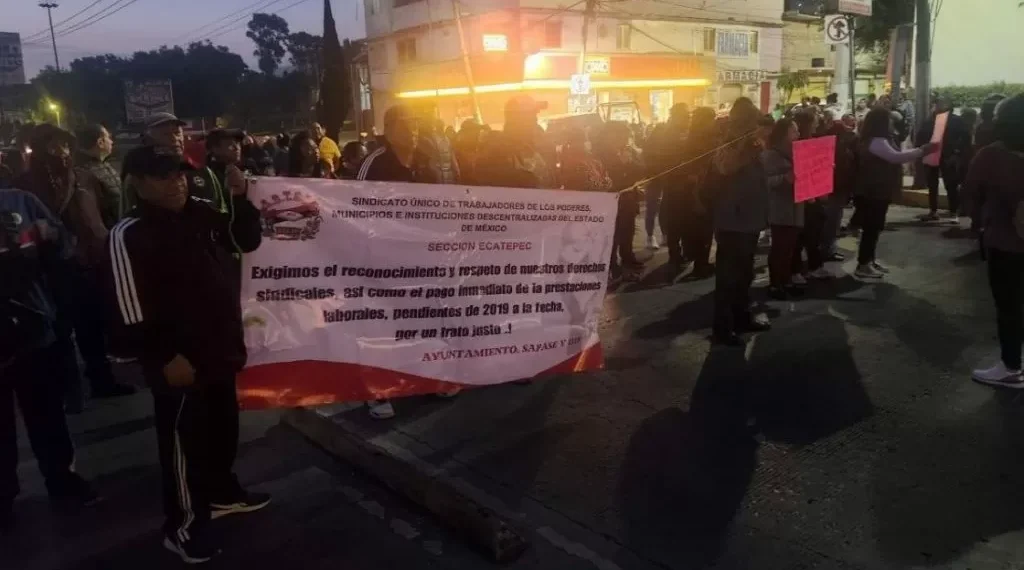 Freno de actividades paraliza a Ecatepec