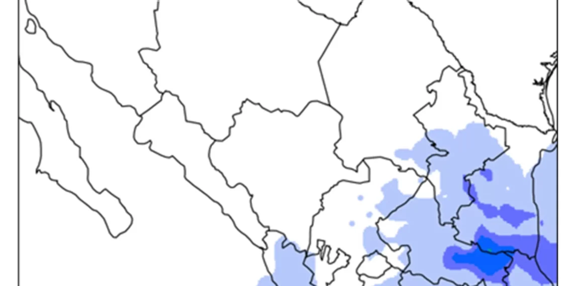Solo en 6 estados de México no habrá lluvias, entre ellos Durango