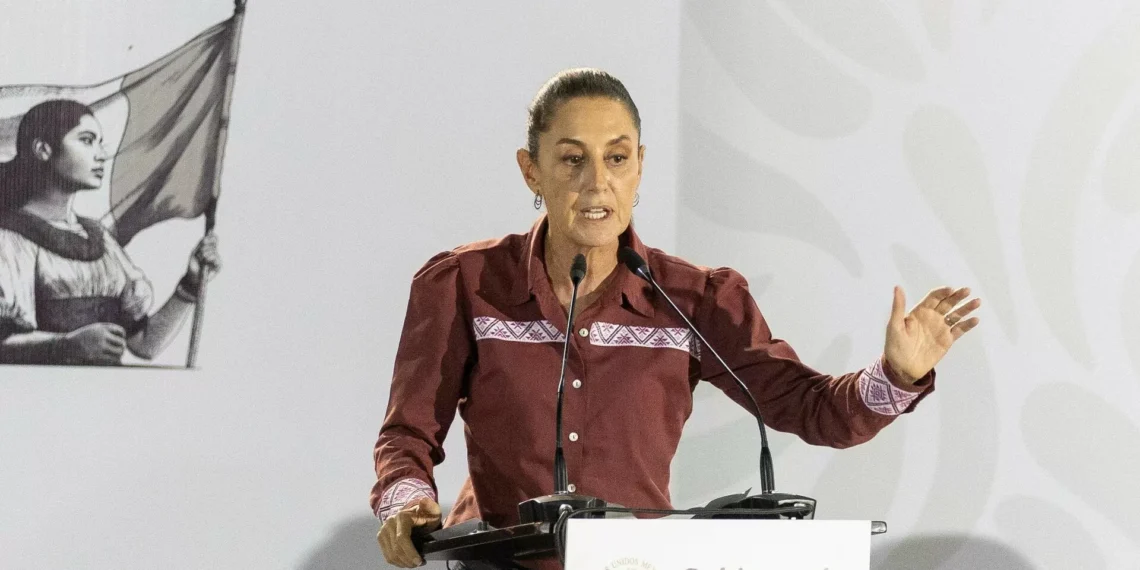 Promete Claudia Sheinbaum luz en Mezquital