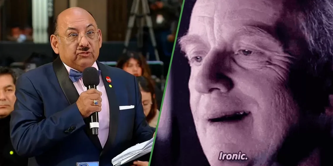 ¡Irónico! Lord Molécula se quejó con Claudia de que le quitaron el firme Social