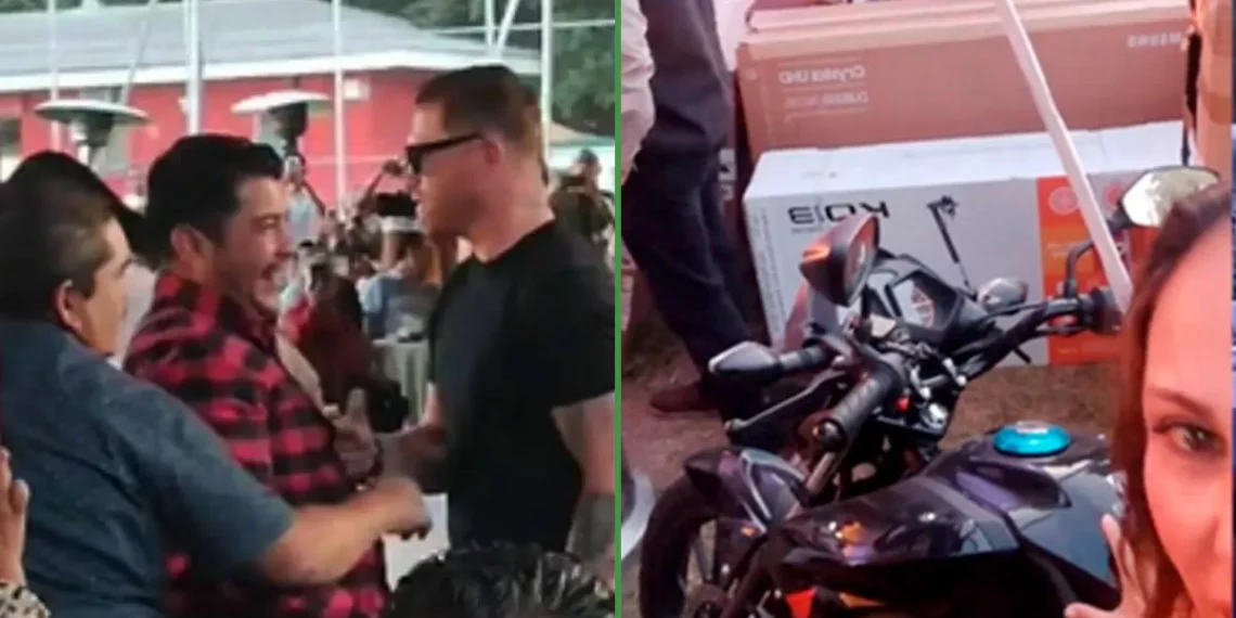 Un jefe de esos: Canelo llega a la posada de su delegación y da lujosos regalos a sus empleados