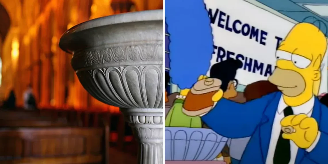 Se prendió la cosa: sujeto es acusado de echarle whiskey al ambrosía bendita de una iglesia