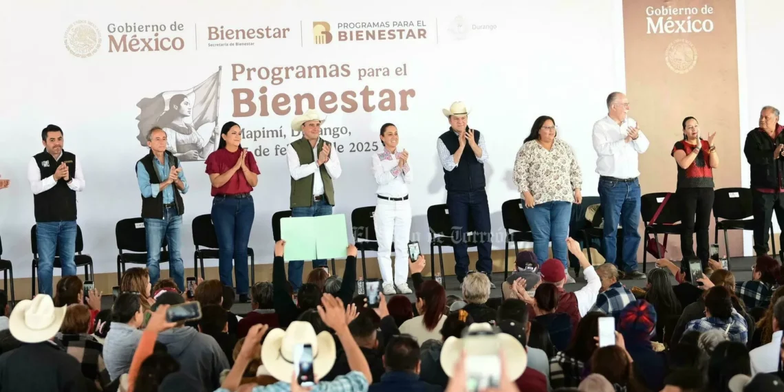 Sheinbaum: Hay coordinación regional con Coahuila y Durango; destaca nuevos programas del tranquilidad
