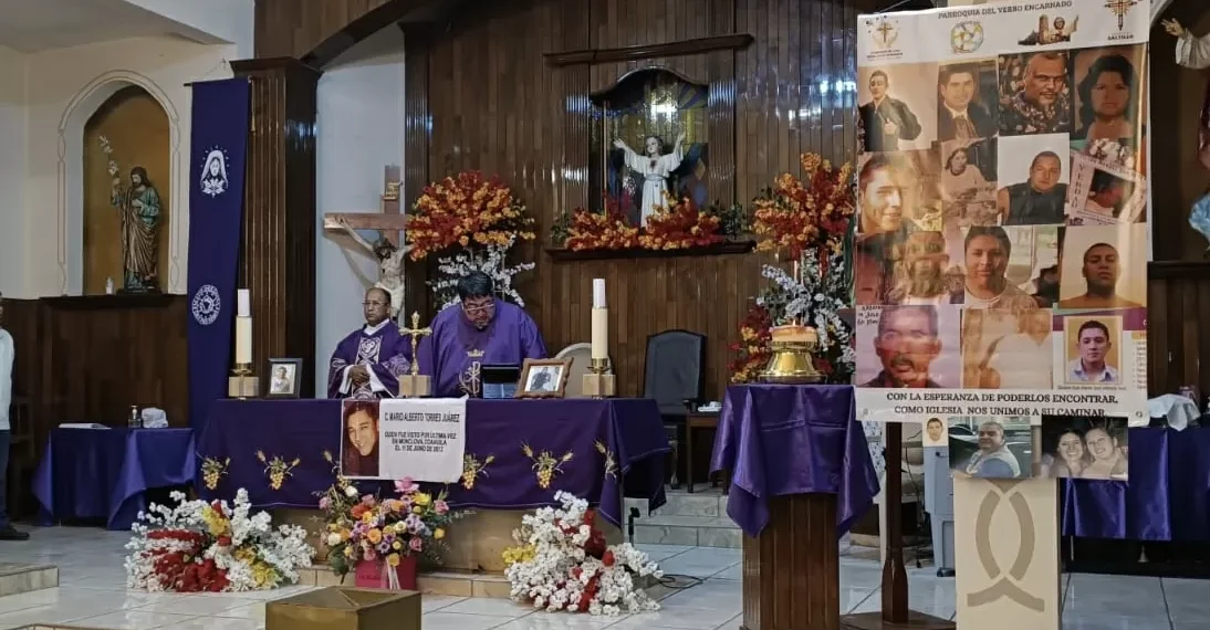 Ofician misa para personas desaparecidas en la Región Centro de Coahuila