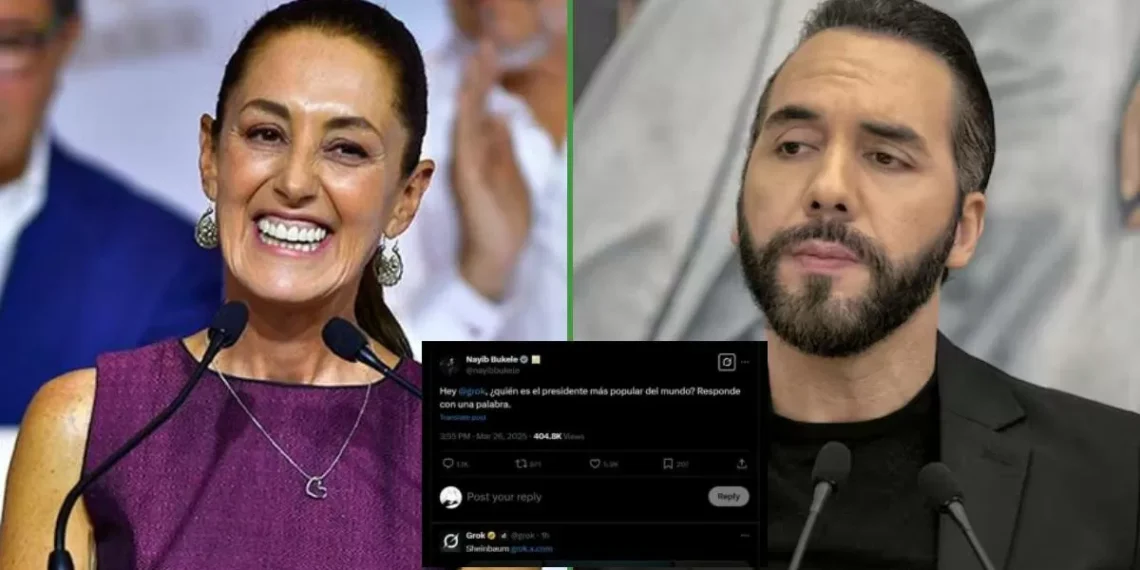 Espejito espejito: Bukele le pregunta a IA quién es el rector más popular y responde “Sheinbaum”