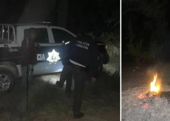 Detienen a una persona por encender fogata en Arteaga