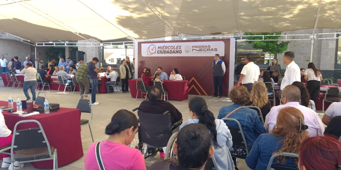 Alcalde Jacobo Rodríguez encabeza miércoles ciudadanos en Piedras Negras