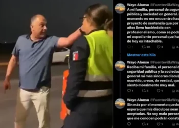 Secretario del Tribunal protagoniza escándalo en filtro anti alcohol de Saltillo