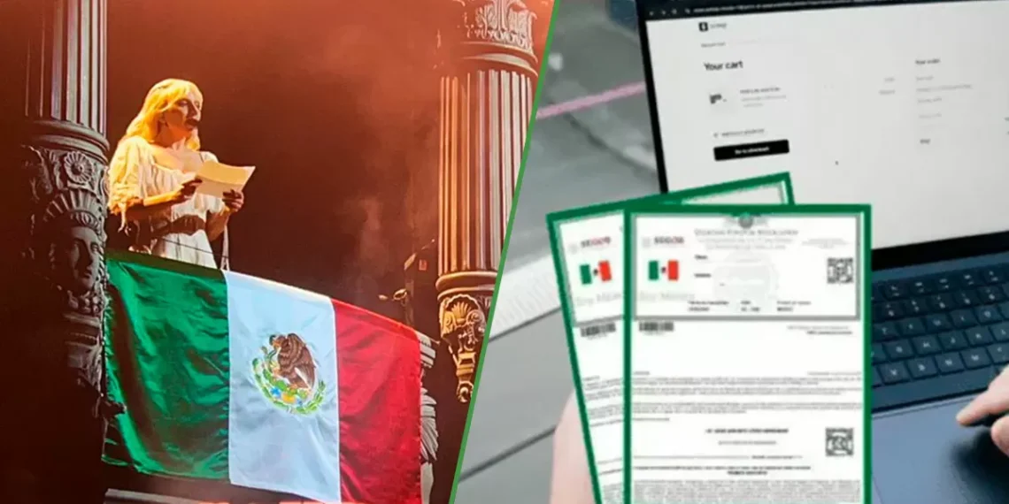 Tras ondear bandera mexicana, gabinete le ofrece a Lady Gaga tramitar su CURP exprés