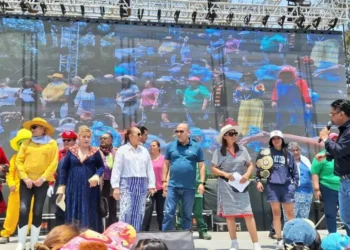 Ante casi 15 mil personas, V. Carranza festejó a los niños