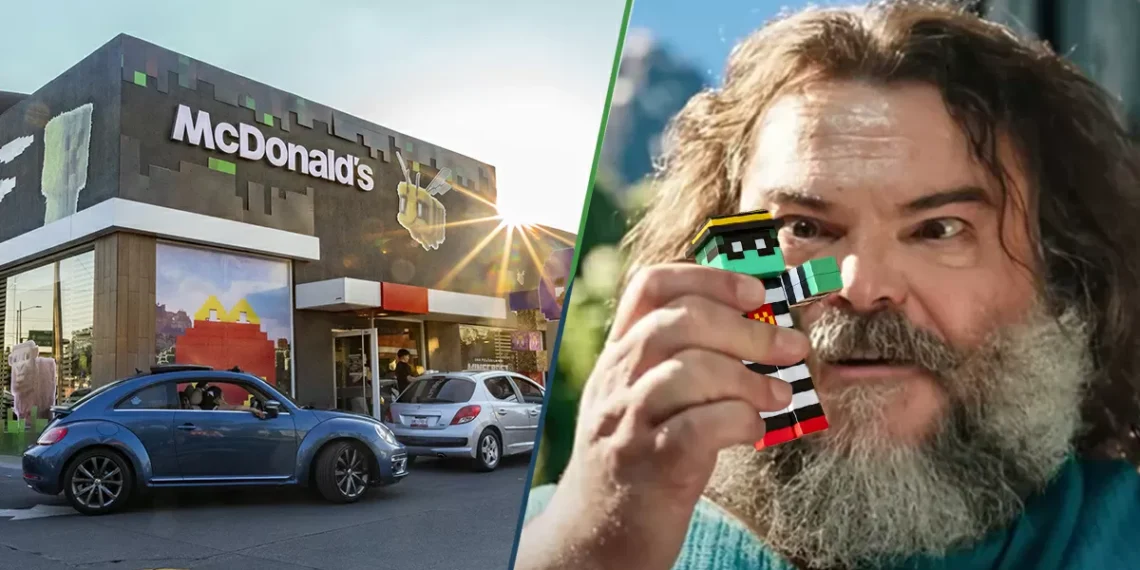 Avienta una Ender Pearl y llega al McDonald’s de Minecraft