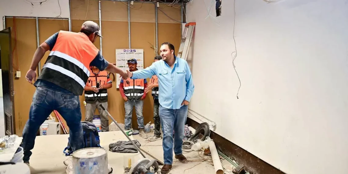 Supervisa alcalde Villarreal avances en construcción del nuevo C2 de Monclova