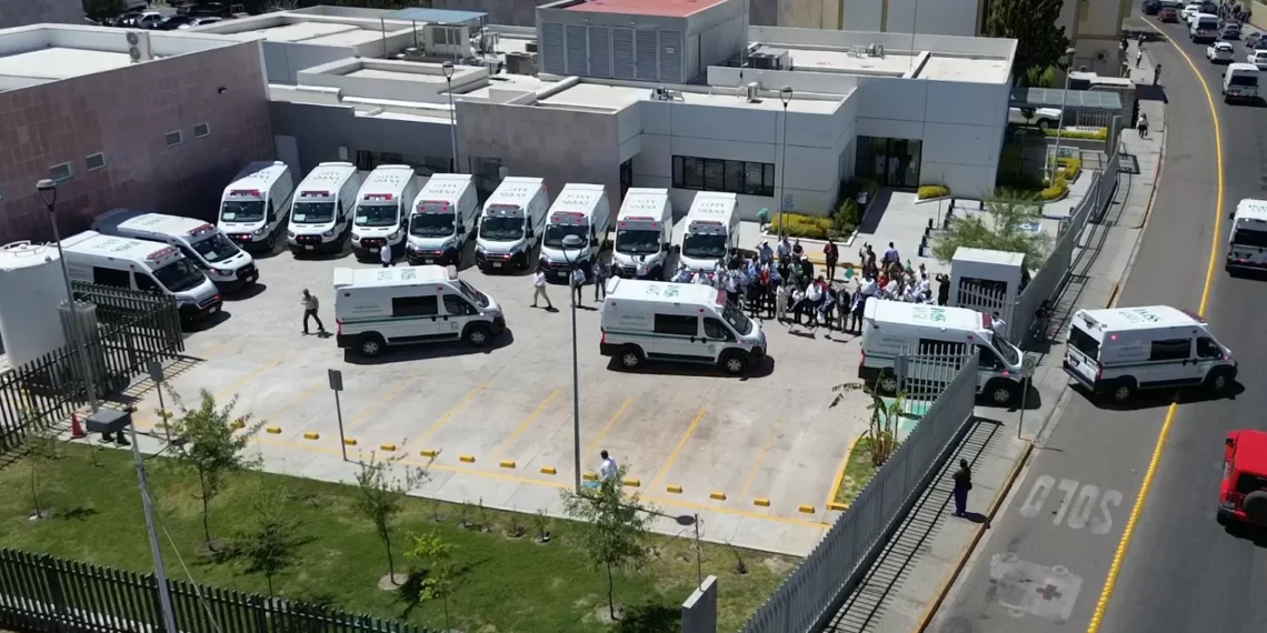 IMSS en Durango renueva carmen vehicular y envía ocho ambulancias a La Laguna