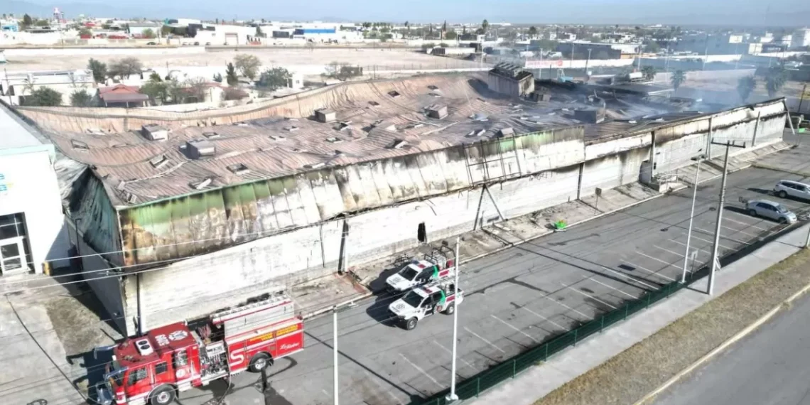 Demolerán Bodega Aurrerá incendiada en Frontera