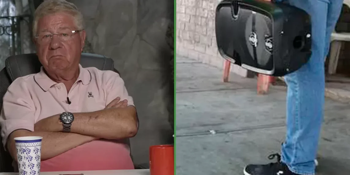 aproximado de Alazraki pone música a todo volumen para desmonetizarle el programa