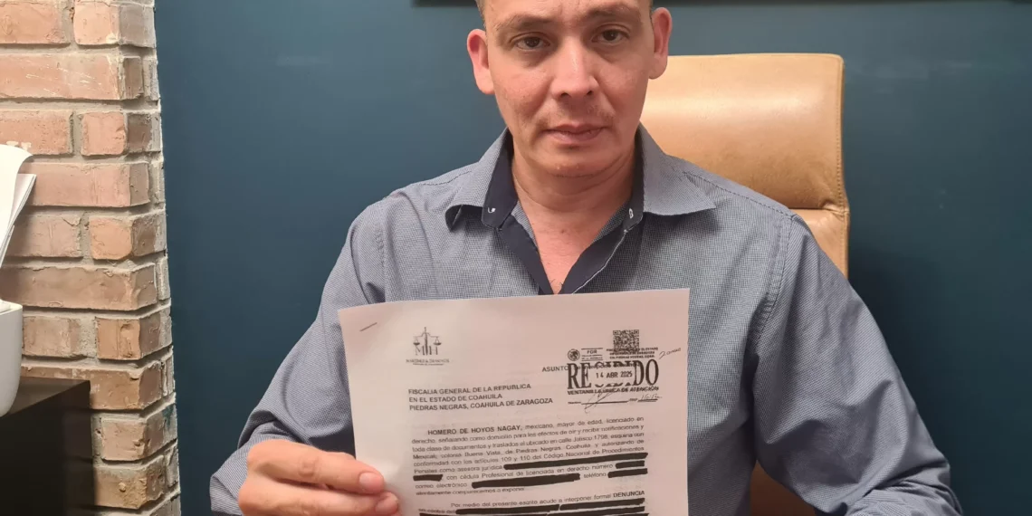 Denuncian anta la FGR, a personal del PJECZ en Piedras Negras por delitos contra la libertad de expresión
