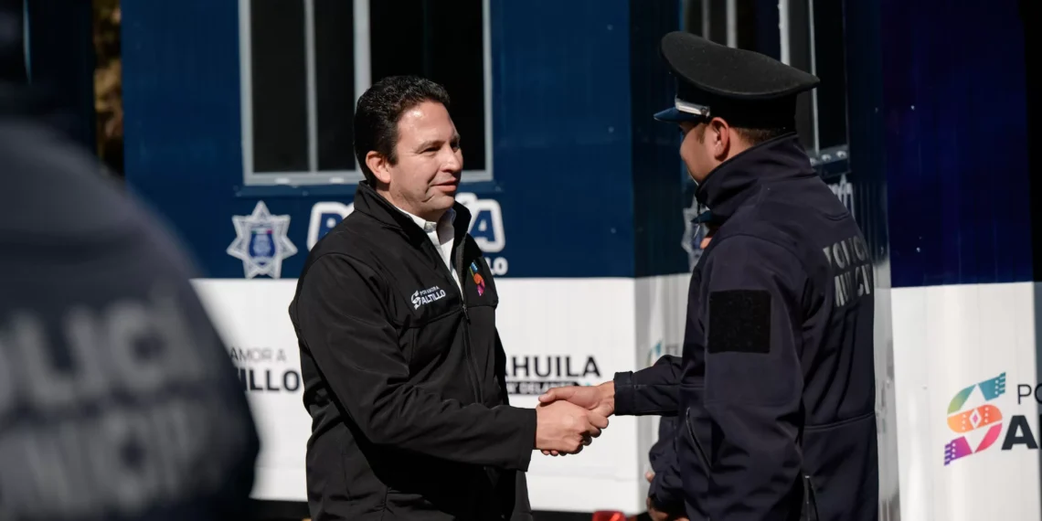 Entregan casetas y drones a la Comisaría de firmeza y Protección Ciudadana de Saltillo