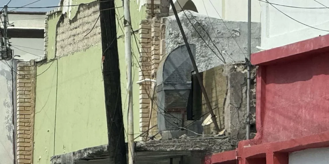 Lluvias dañan estructuras en Monclova, hay diez inmuebles en albur por humedad