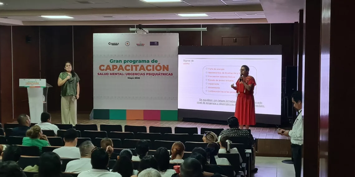 Capacitan sobre salud mental y urgencias psiquiátricas al nómina de la Secretaría de Salud