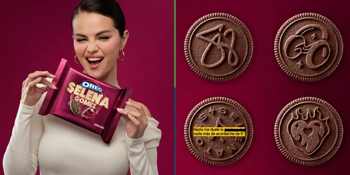 Oreos de Selena Gomez vendrán con frases en español para memorizar el idioma