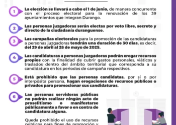 ¿Qué puedes consultar sobre los candidatos al Poder Judicial en la alza del IEPC Durango?