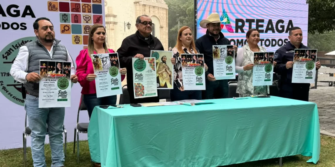 Alistan en Arteaga celebración en honor a San Isidro