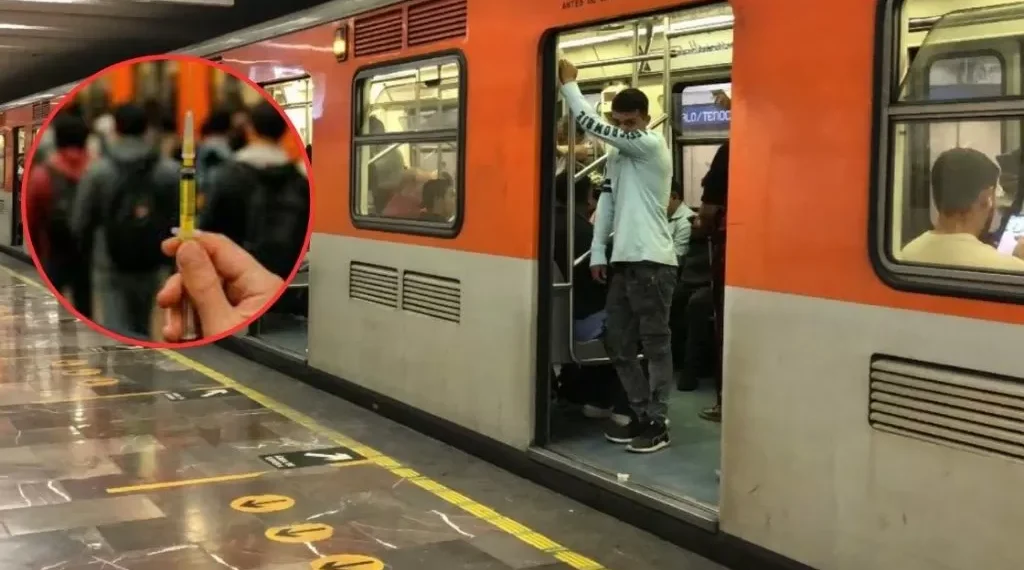 Desatan alarma por presunto pinchazo en el Metro Acatitla