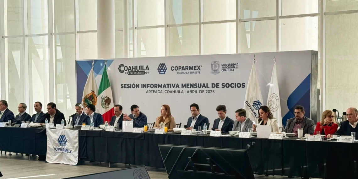 Informa COMPARMEX actividades; acude Gobernador Manolo Jiménez
