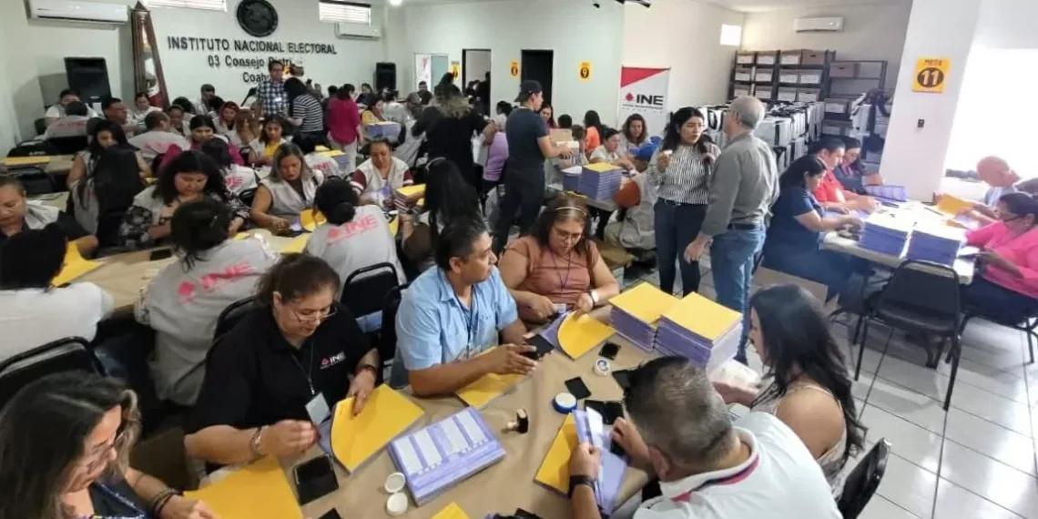 Llegan a Monclova más de repetición millones de boletas electorales para elecciones federales