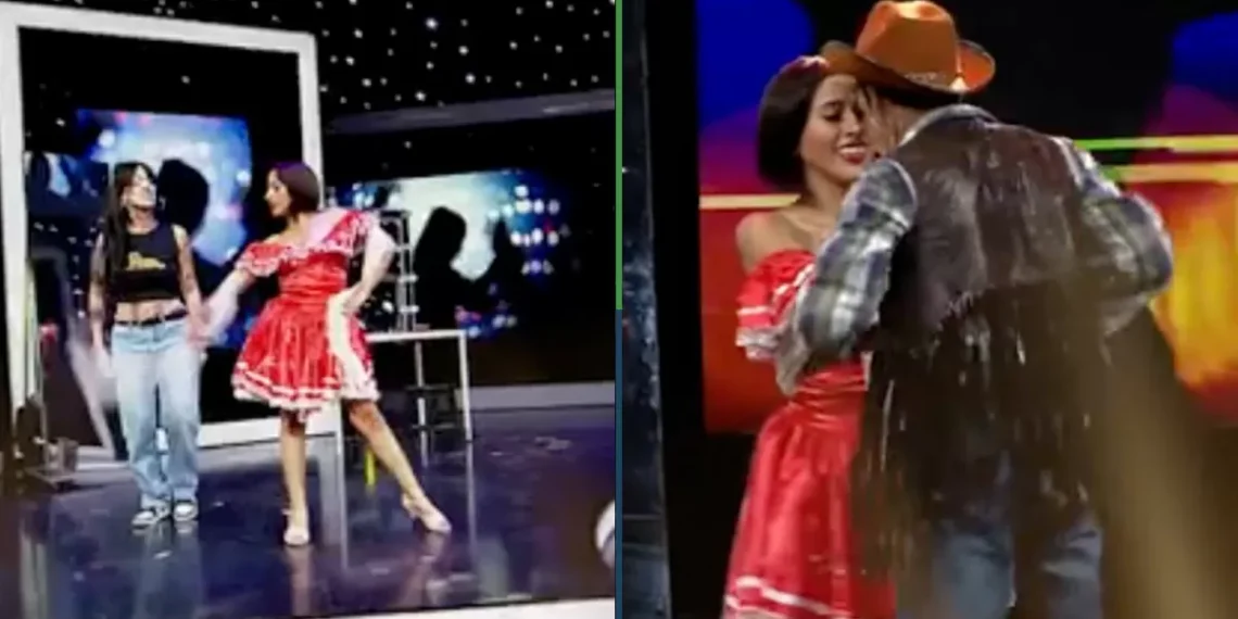 Hacen parodia de Nodal y Ángela en programa de Bolivia, y aun se ven mejor que en la Rosa de Guadalupe