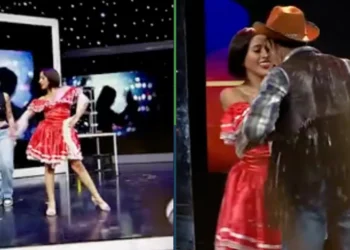 Hacen parodia de Nodal y Ángela en programa de Bolivia, y aun se ven mejor que en la Rosa de Guadalupe