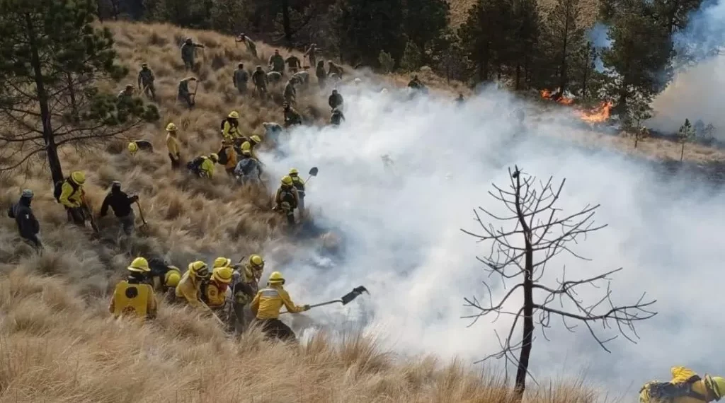 Arde en llamas Amecameca
