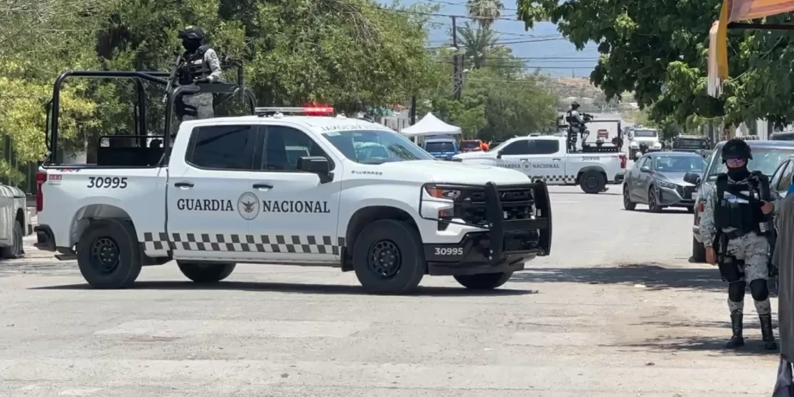Realizan cateo FGR y Guardia Nacional a comercio en Frontera