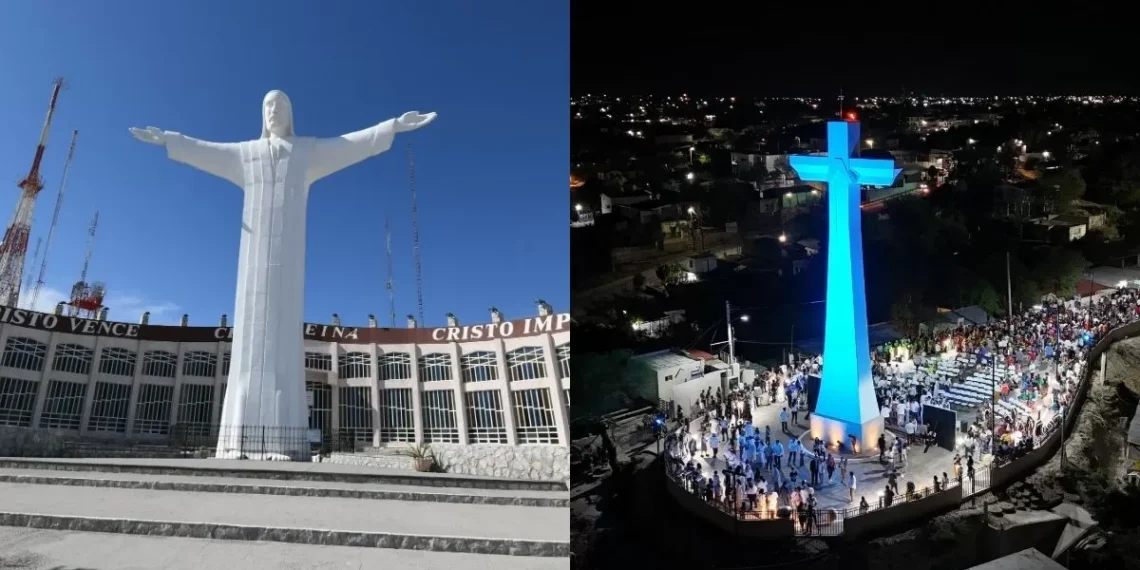¿Adiós al Cristo de las Noas? Inauguran Monumental Cruz de 22 metros de cota en Coahuila