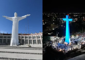 ¿Adiós al Cristo de las Noas? Inauguran Monumental Cruz de 22 metros de cota en Coahuila